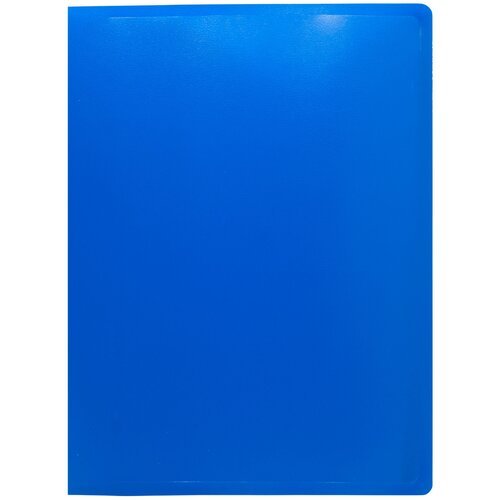Папка с 20 прозр. вклад. Buro -ECB20BLUE A4 пластик 0.5мм синий