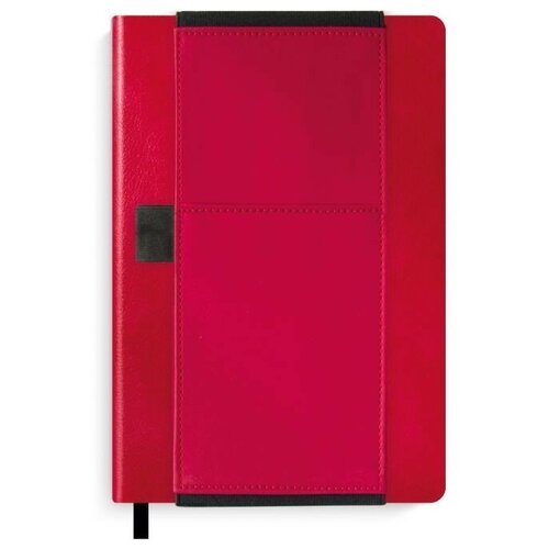 Ежедневник недатированный 'Баффало', красный, А5, 160 листов