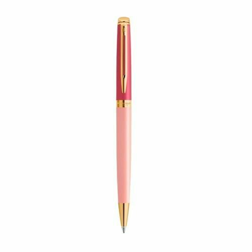 Ручка шариков. Waterman Hemisphere Colour Blocking (2179899) Pink GT M чернила син. подар. кор.