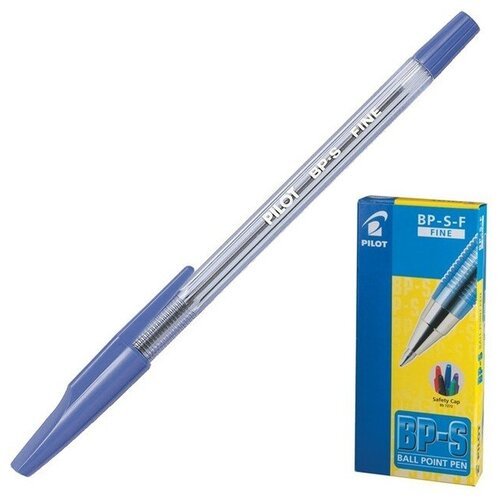 Ручка шариковая Pilot BP-SF, узел 0.7мм, чернила синие на масляной основе, металлический наконечник