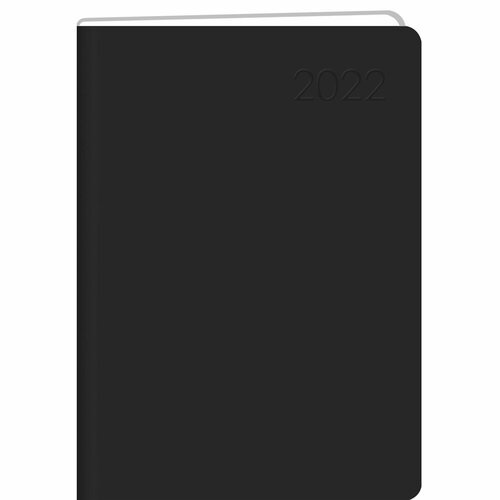 Ежедневник датированный на 2022 год 'Paragraph. Черный', А6, 176 листов