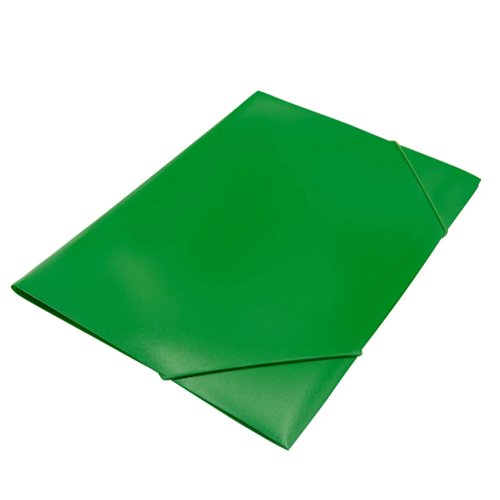 Папка Buro на резинке A4 пластик кор.15мм 0.5мм зеленый