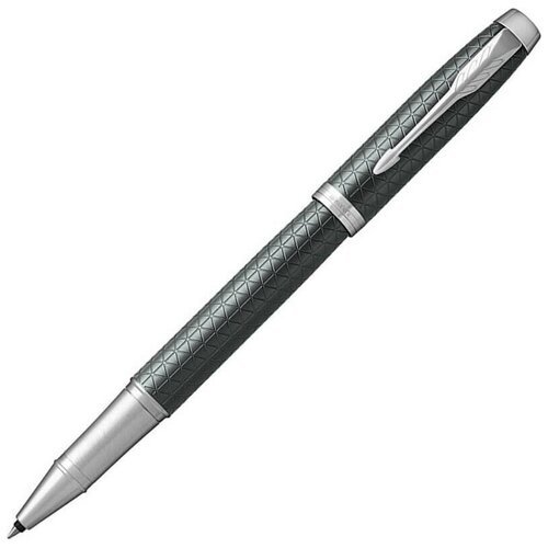 PARKER ручка-роллер IM Metal Premium T323, F, 1931642, черный цвет чернил, 1 шт.