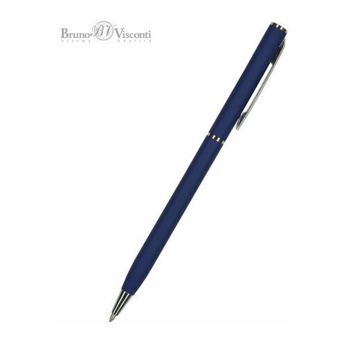 Ручка шариковая BRUNO VISCONTI 'Palermo', темно-синий металлический корпус, 0,7мм, си, 20-0250/06, 24 штуки