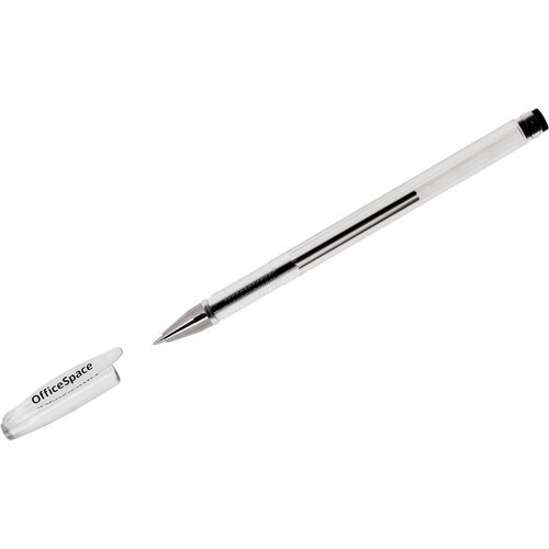 Ручка гелевая OfficeSpace 'Classic' черная, 0,5мм