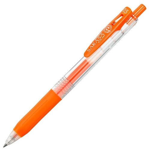 Zebra Ручка гелевая Sarasa Clip цвет темно-оранжевый