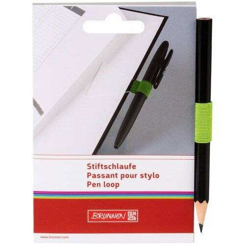 Петля Brunnen Colour Code, для ручки или карандаша, самоклеящаяся Зеленый