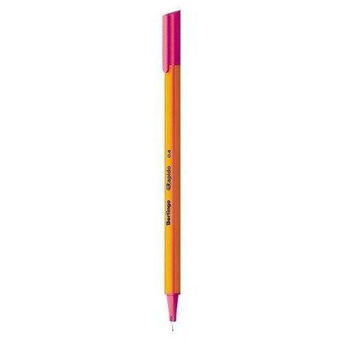 Berlingo Ручка капиллярная Rapido, 0.4 мм, CK_40108, розовый цвет чернил, 1 шт.