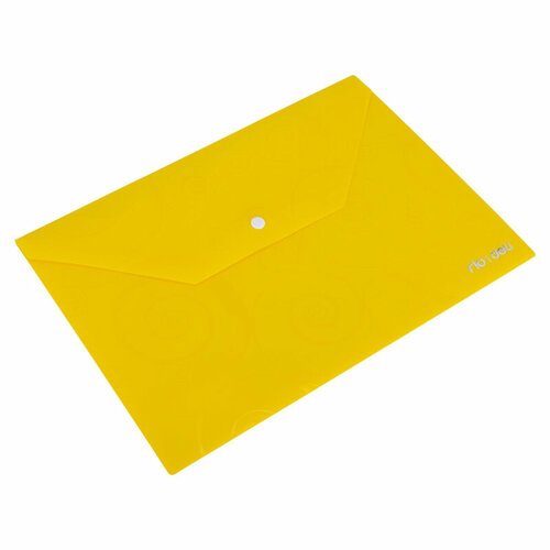 Папка-конверт на кнопке Deli Rio, А4, 180мкм, цвет в асс, E39640