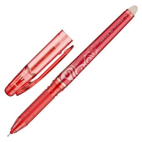 PILOT Ручка гелевая Frixion Рoint 0.5 мм BL-FRP5, BL-FRP-5-R, красный цвет чернил, 1 шт.