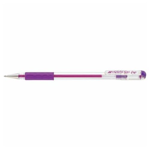 Комплект ручка гелевая HYBRID GEL GRIP K116 фиолетовый 0,6ММ + два сменных стержня KF6