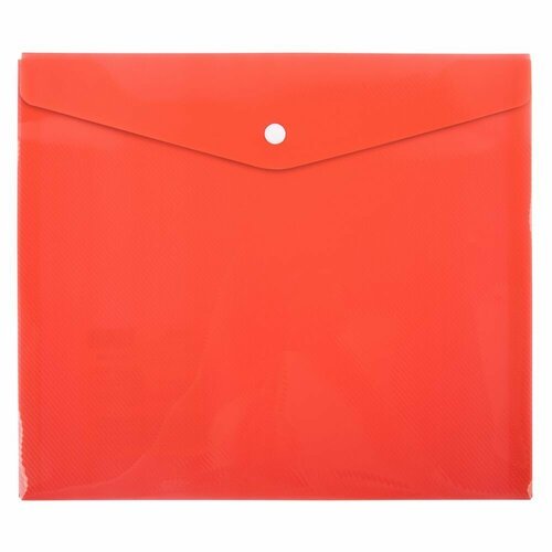 Папки-конверты Expert Complete 'Premier', для тетрадей, красная, с кнопкой, A5+, 180 мкм, 20 шт