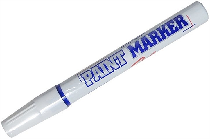 Маркер-краска 'Blue' синий, 4мм