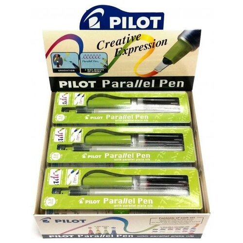 Pilot Упаковка из 12 перьевых ручек для каллиграфии 'Parallel Pen' 3.8мм