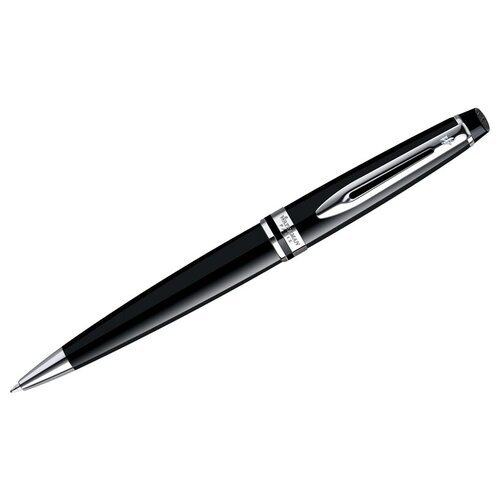 Ручка шариковая Waterman 'Expert Black PT' синяя, 1.0мм, подарочная упаковка