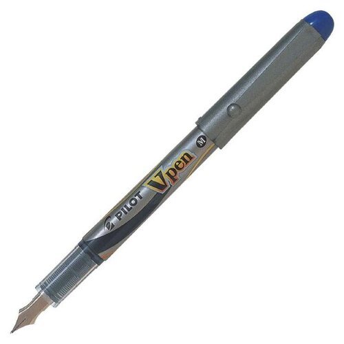 PILOT Ручка перьевая V-Pen Silver, M (SVP-4M), SVP-4M-L, 1 шт.