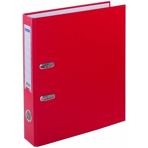 Папка с арочным механизмом OfficeSpace (50мм, А4, до 350л, картон/бумвинил) красная (AFbv50-3-726 / 2521014), 25шт.