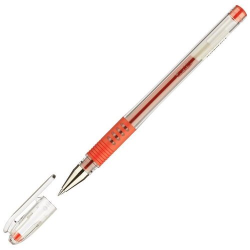 PILOT ручка гелевая G-1 Greep 0.5 мм, BLGP-G1-5, BLGP-G1-5-R, красный цвет чернил, 1 шт.