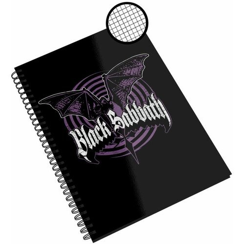 Блокнот в клетку Каждому Своё 'Black Sabbath/Рок-группа' A5 48 листов