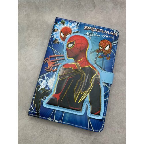 Блокнот' Человек-Паук 'с цветными страницами, с застежкой на магните.