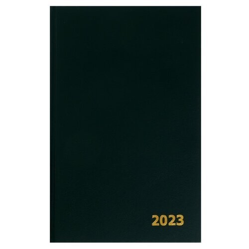Ежедневник Calligrata 760908 датированный на 2024 год, бумвинил, А5, 168 листов, зелёный