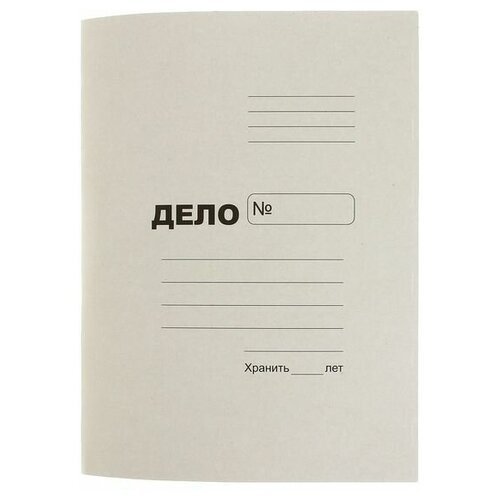 Папка-обложка А4 на 300 листов 'Дело', картон, блок 250 г/м ², белая