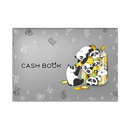 Записная книжка Cash book 'Панды', 152x107 мм, 32 листа