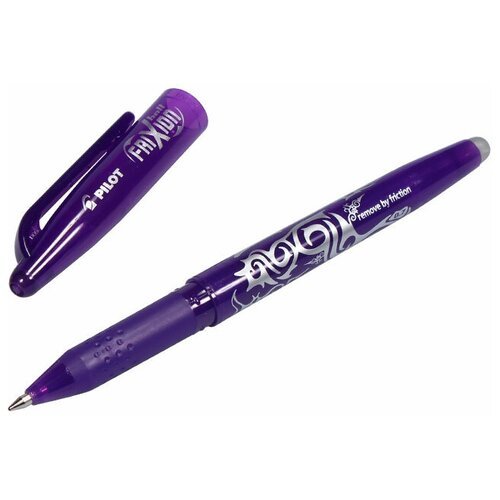 PILOT Ручка гелевая Frixion 0.7 мм (BL-FR7), BL-FR-7-V, фиолетовый цвет чернил, 1 шт.