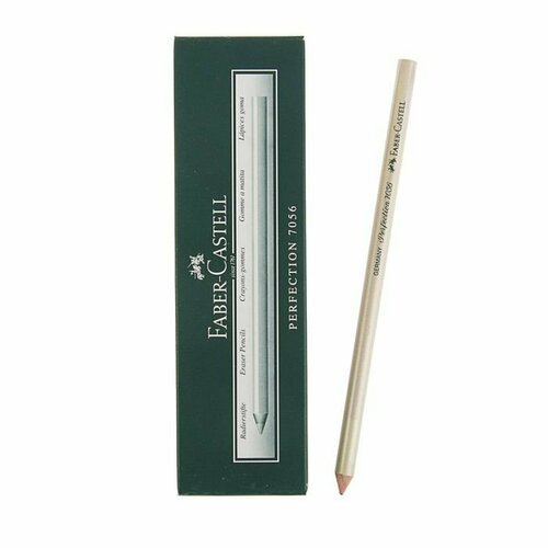 Ластик-карандаш, Faber-Castell Perfection 7056 для ретуши и точного стирания графита и угля (комплект из 8 шт)