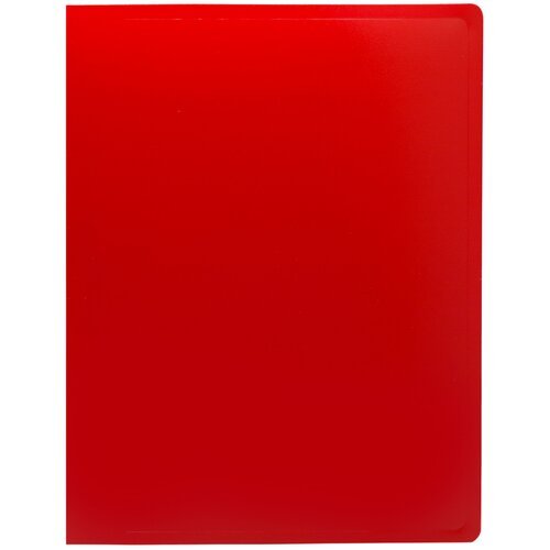 Папка с метал. пруж. скоросш. Buro -ECB04PRED A4 пластик 0.5мм красный