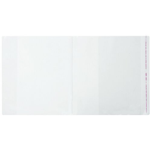 Обложки для тетрадей и дневников Пифагор 210х380 мм, 10 шт, клейкий край, 80 мкм (229343)