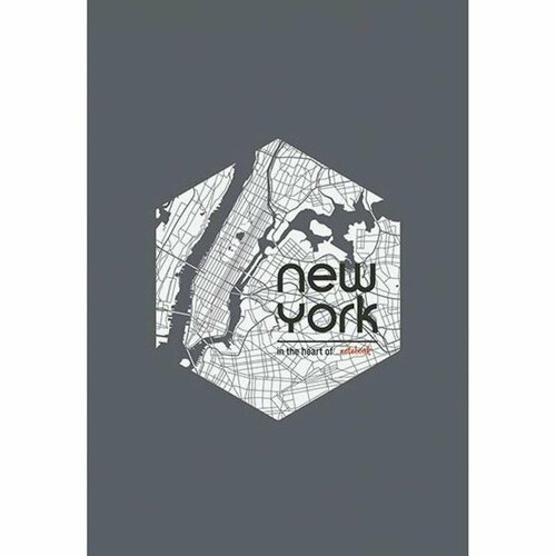 Блокнот на гребне 'Нью-Йорк' 100 листов А5 1 шт