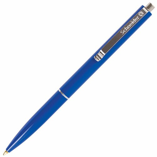 Ручка шариковая автоматическая SCHNEIDER (Германия) 'K15', синяя, корпус синий, узел 1 мм, линия письма 0,5 мм, 3083 упаковка 50 шт.