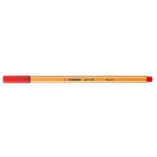 Stabilo Ручка капиллярная 0.4 мм красный 88/40 58448052032
