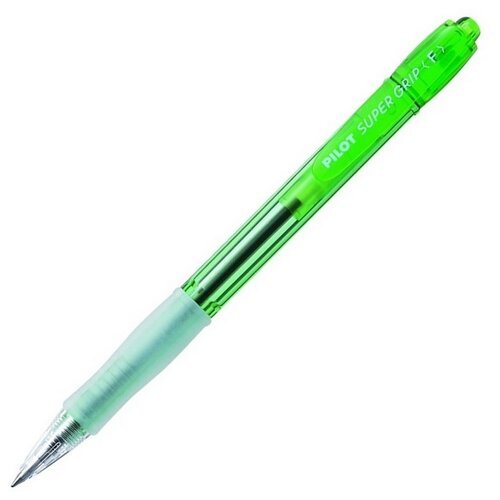 PILOT Ручка шариковая Super Grip Neon, 0.5 мм (BPGP-10N-F), BPGP-10N-F G, 1 шт.