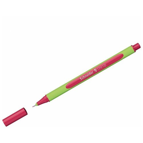 Ручка капиллярная Schneider Line-Up, 0,4 мм, цвет корпуса: салатовый, цвет чернил: малиновый, 10 шт