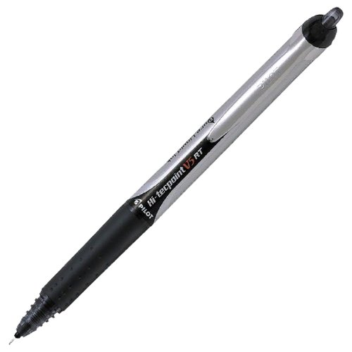 PILOT Ручка роллер BXRT-V5 0.5 мм, черный цвет чернил, 1 шт.
