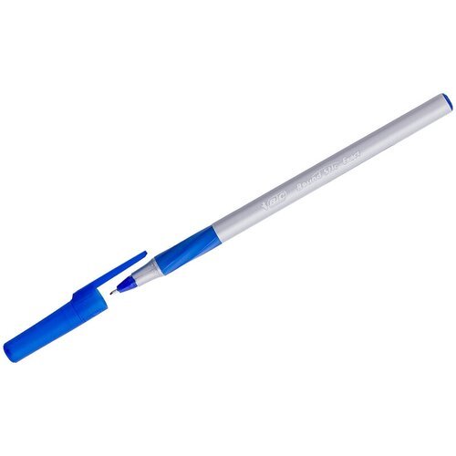 Ручка шариковая Bic 'Round Stic Exact' синяя, 0,7мм, грип, 10 штук
