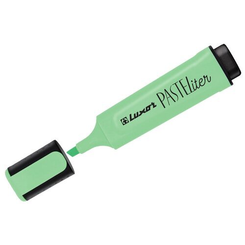 Выделитель текста 1-5 мм Luxor Pasteliter пастельный зеленый 4022P