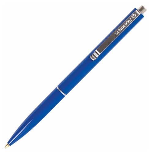 Ручка шариковая автоматическая SCHNEIDER'K15', синяя, корпус синий, узел 1 мм, линия письма 0.5 мм, 3083