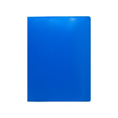 Папка с метал. зажим Buro -ECB04CBLUE A4 пластик 0.5мм синий