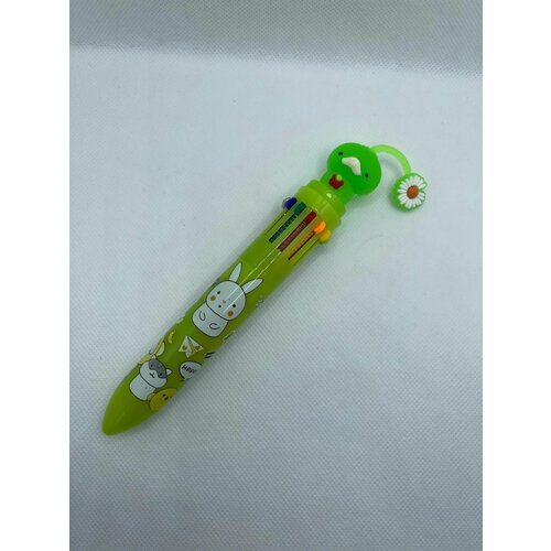 Ручка шариковая, автоматическая/ многоцветная 12 цветов, подарок