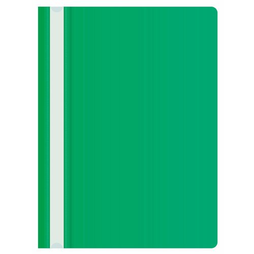 Папка-скоросшиватель Buro -PSE20BU/GRN A4 прозрач. верх. лист пластик зеленый 0.11/0.13