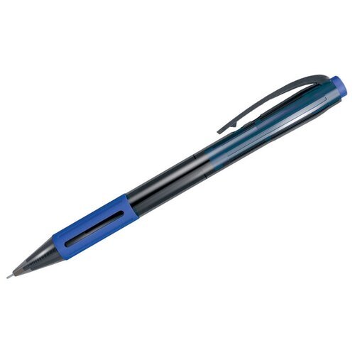 Ручка шариковая автоматическая Berlingo SI-400 (0.5мм, синий цвет чернил, масляная основа) 1шт. (CBm_70502)