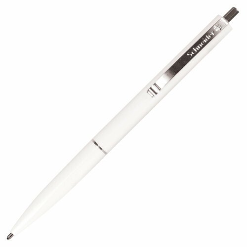 Ручка шариковая автоматическая SCHNEIDER 'K15', синяя, корпус белый, узел 1 мм, линия письма 0,5 мм, 130820 упаковка 50 шт.