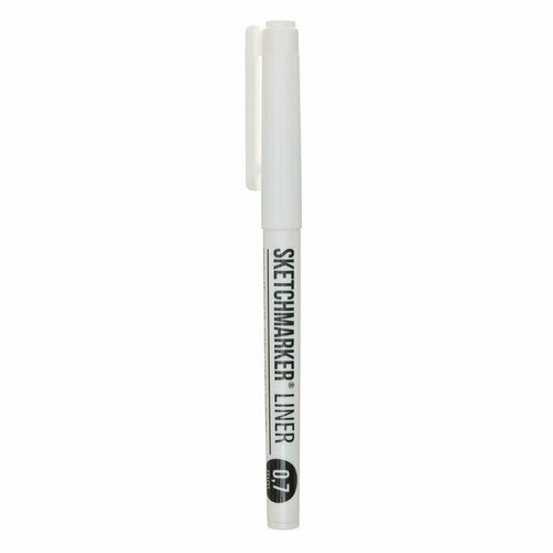 Ручка капиллярная для графических работ Sketchmarker, 0.7 мм, черный (комплект из 12 шт)