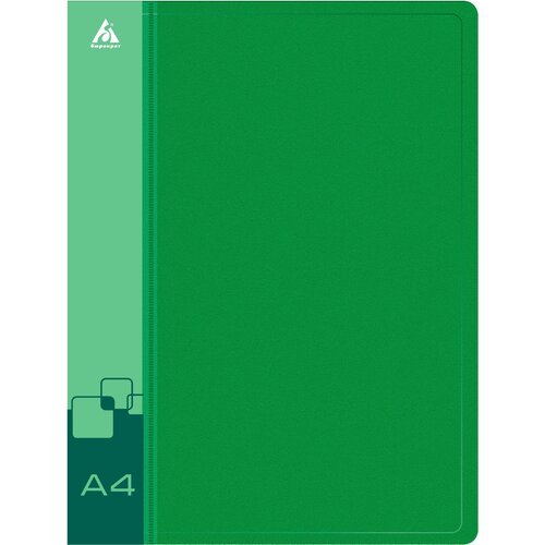 Папка-скоросшиватель Бюрократ -PZ07PGREEN, A4, цвет: зеленый