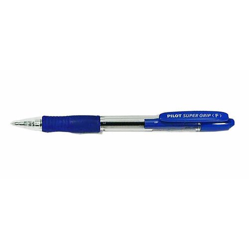Автоматическая шариковая ручка Pilot [BPGP-10R-F/L] Super Grip (синяя, 0.7 мм, 12 штук)