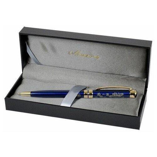 Шариковая ручка Manzoni Avellino, синяя, в футляре