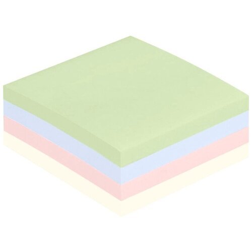 Блок-кубик Attache 51*51 мм, пастель, 4 цвета, 400 л